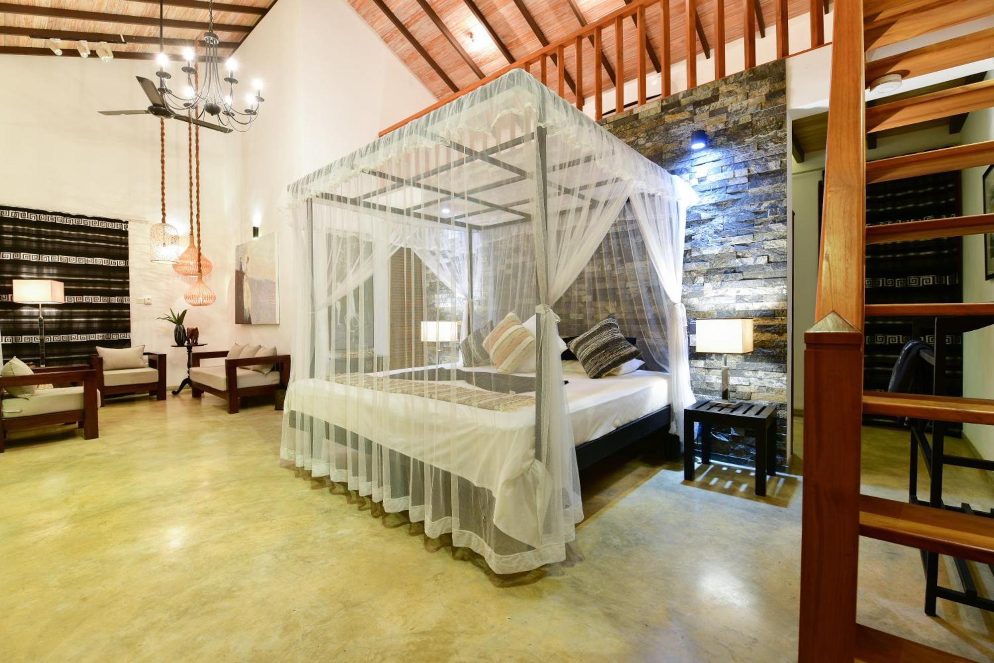 Tropical House - Jungleside Villa ヒッカドゥワ 部屋 写真